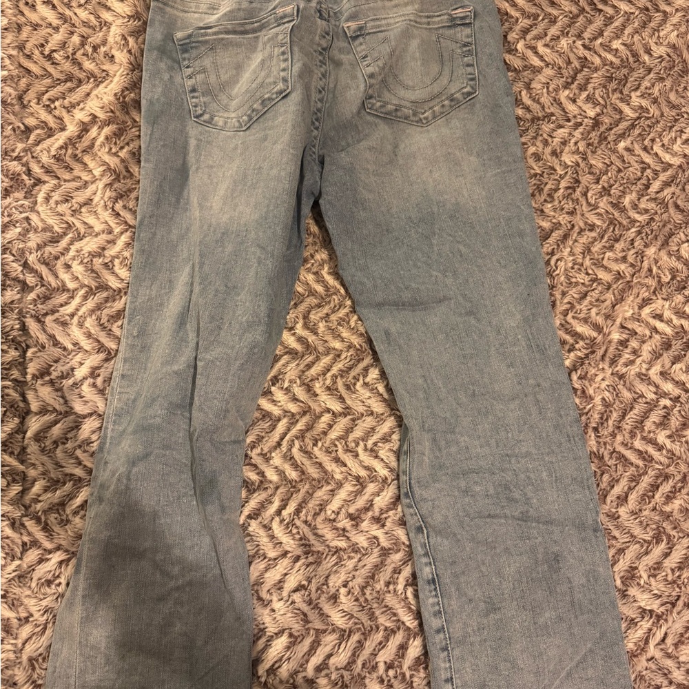 True Religion Light Blue Boot Cut Jeans